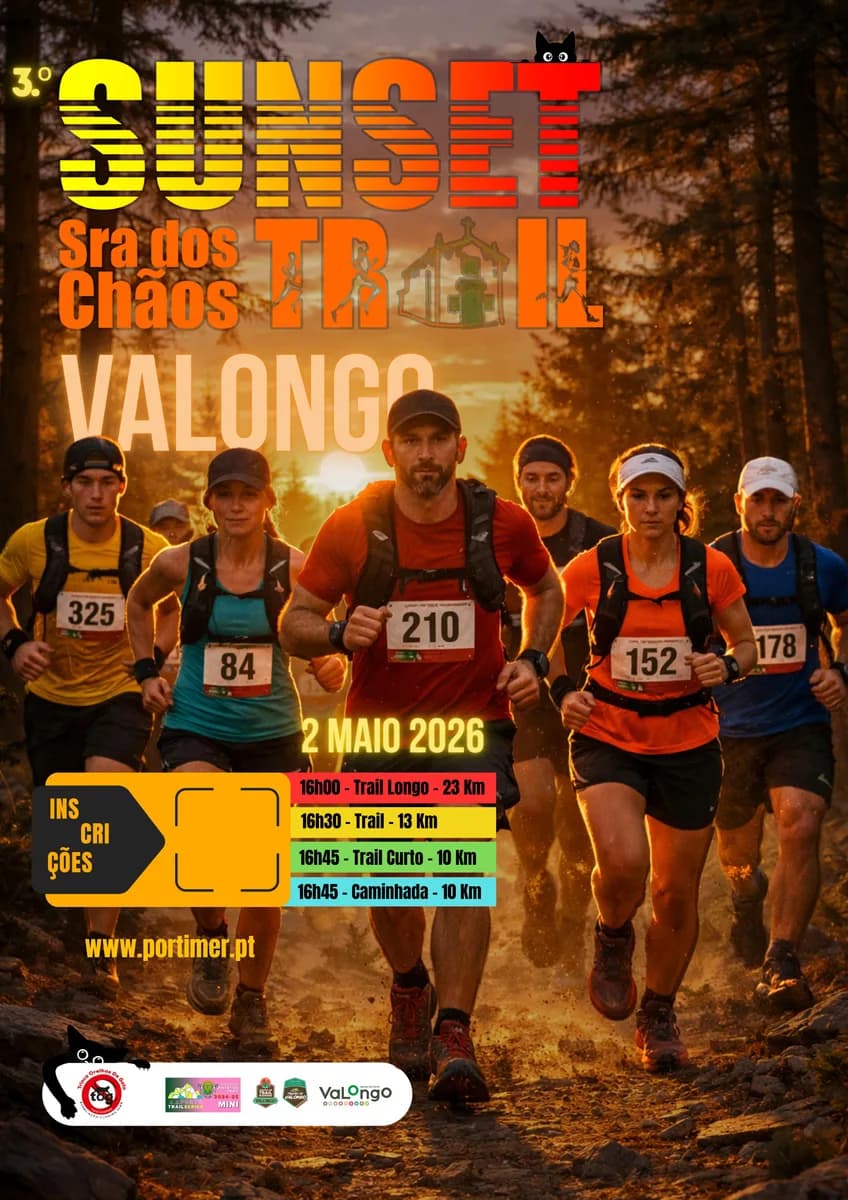 Sunset Srª dos Chãos Trail 2026 – 3rd Edition