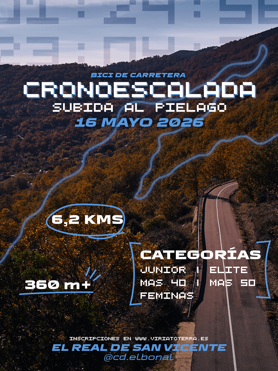 CRONOESCALADA “SUBIDA AL PIÉLAGO”