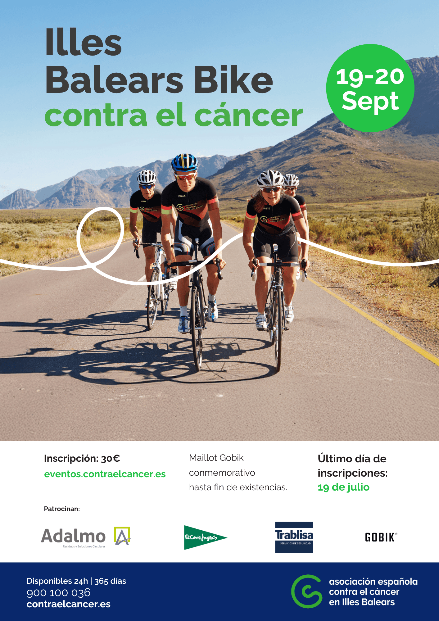 III Bike Against Cancer in Balearic Islands