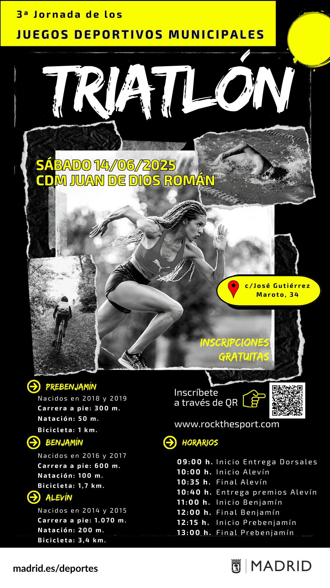 JOGOS DESPORTIVOS TRIATLO "JUAN DE DIOS ROMÁN"