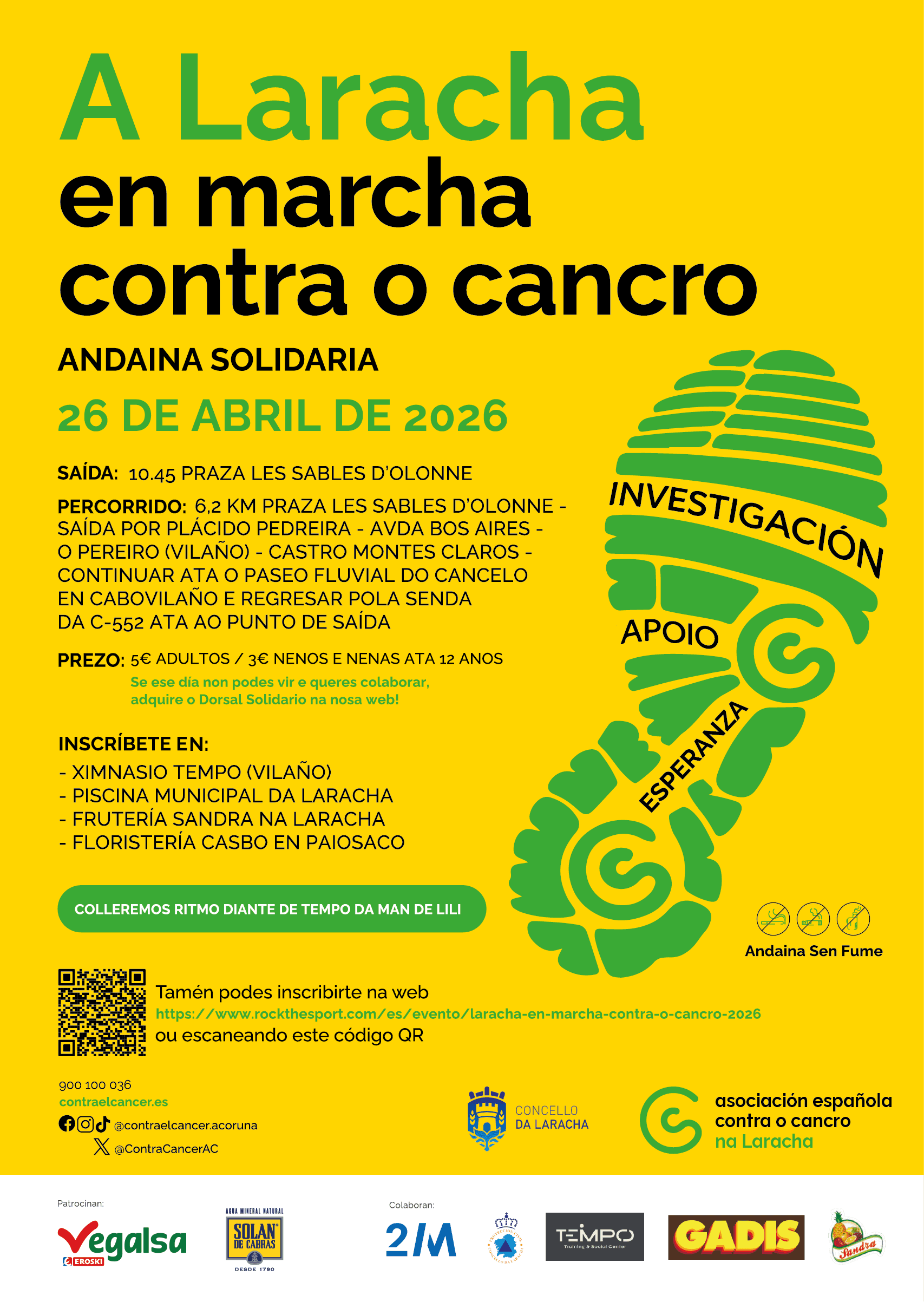 Laracha en Marcha Contra o Cancro 2026