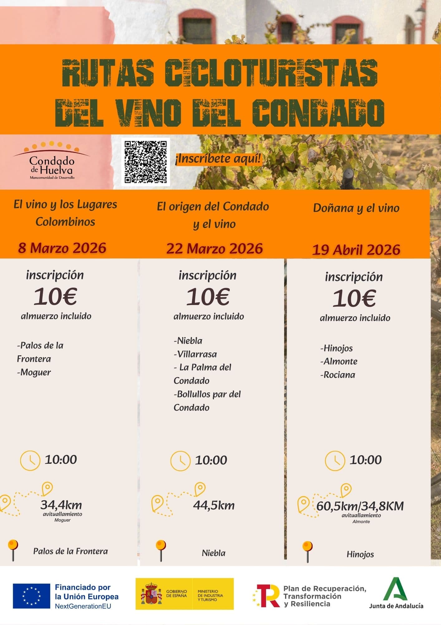 Rutas Cicloturistas del Vino del Condado