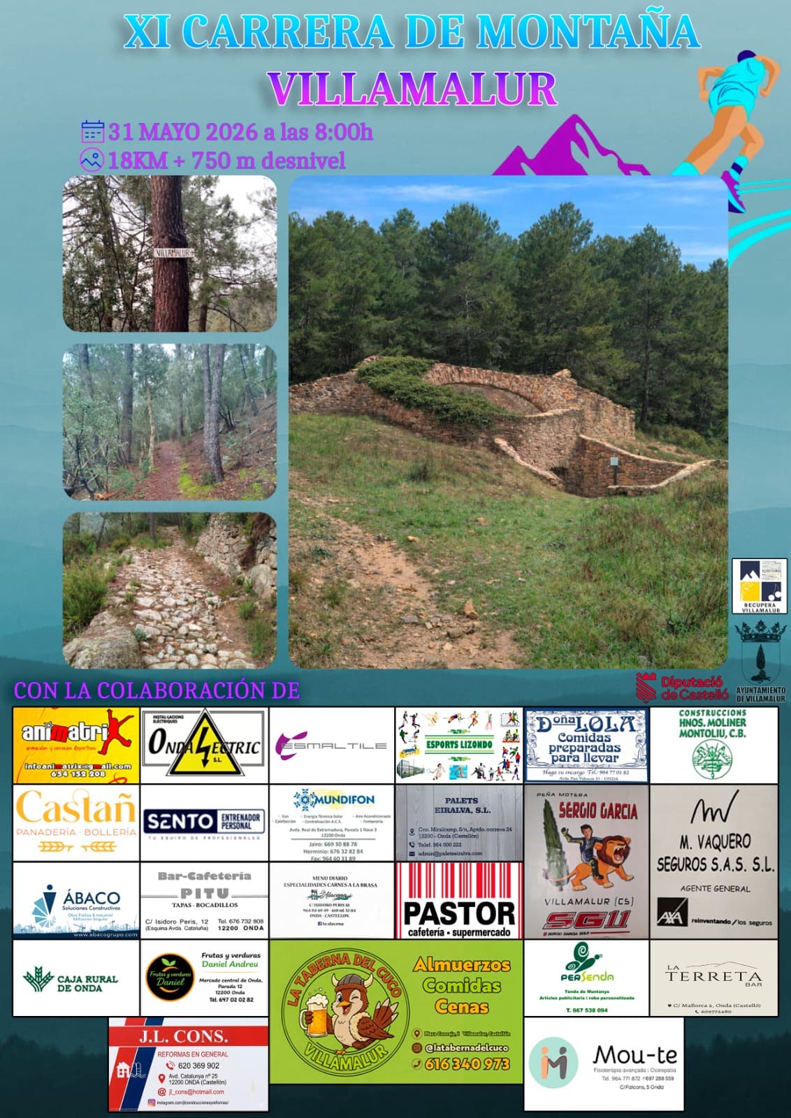 XI Corrida de Montanha Villamalur-Sierra Espadán