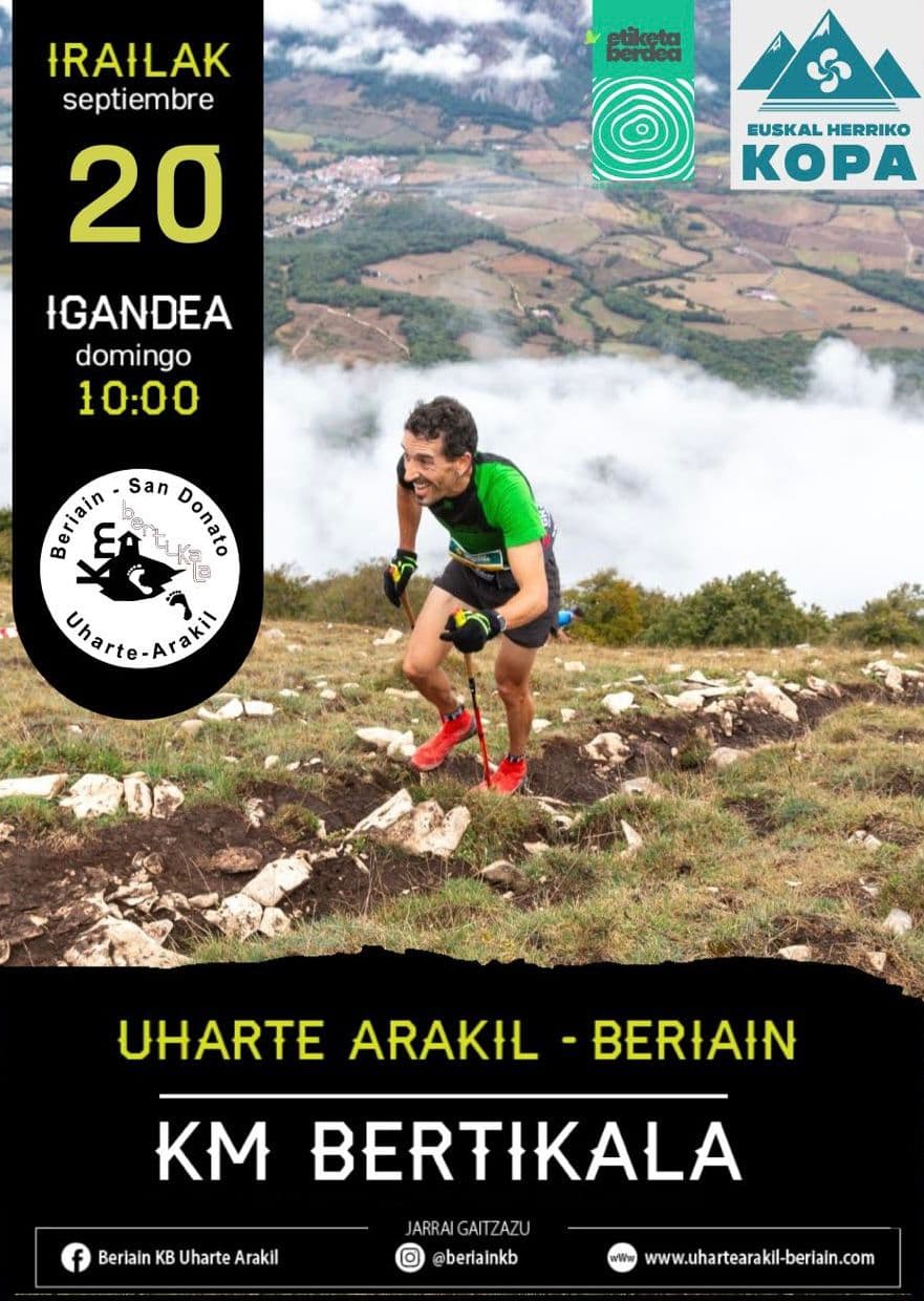 XVII Uharte Arakil - Beriain Km Bertikala 2026