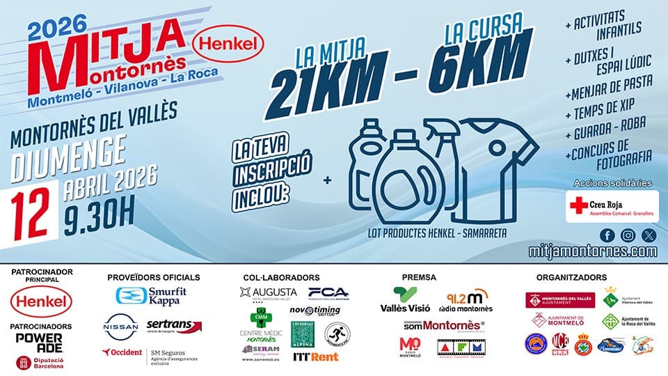 31ª Meia Maratona Montornès-Montmeló-Vilanova-La Roca