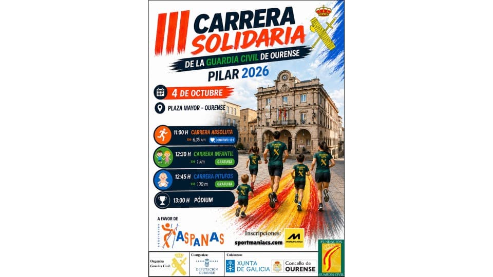 III Corrida do Pilar Guarda Civil de Ourense
