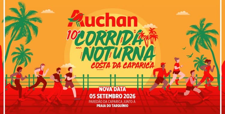 10. Ausgabe des Auchan Nachtlaufs Costa de Caparica