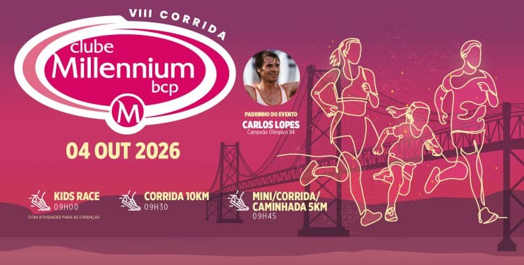 8ª edição da Corrida Clube Millennium bcp